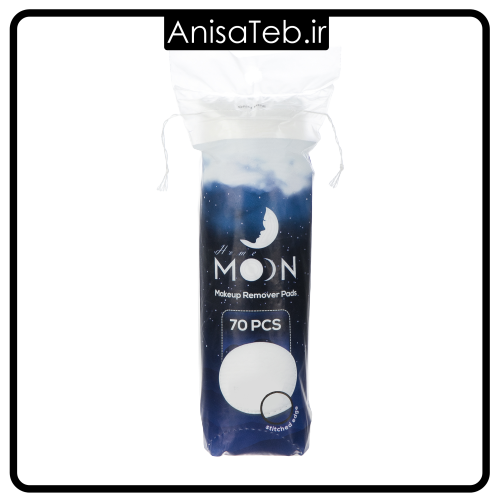 پد پاک کننده آرایش هوم مون مدل pure cotton بسته 70 عددی