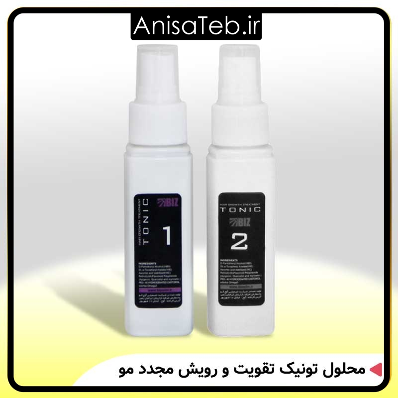 محلول تونیک تقویت ورویش مجدد مو